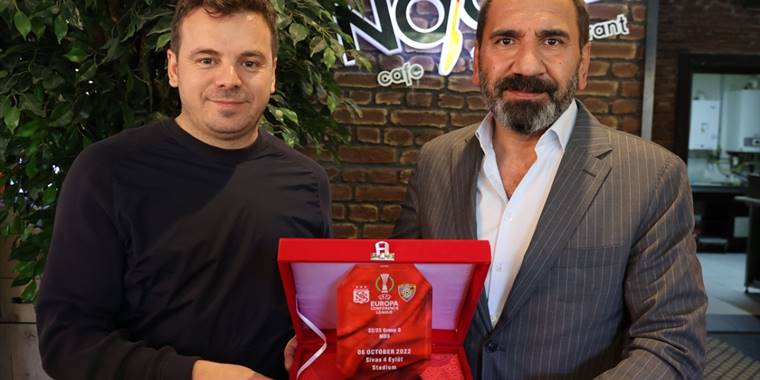 Sivassporlu yöneticiler, Ballkani yöneticileriyle yemekte buluştu