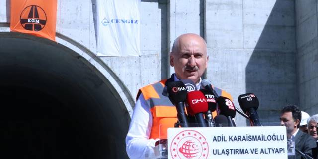 Nisan 2023'te Zigana Tüneli'mizi hizmete açmayı hedefledik