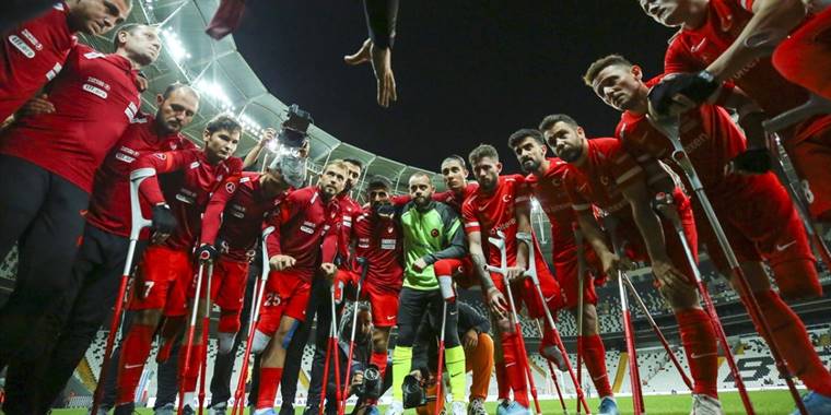 Ampute Futbol Milli Takımı finale yükseldi