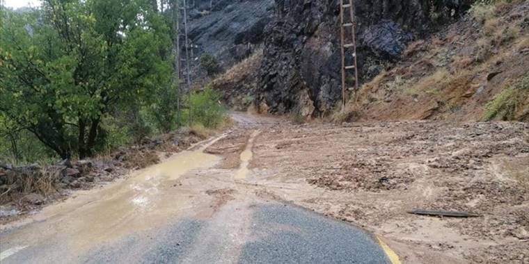 Artvin'de sağanak etkili oldu
