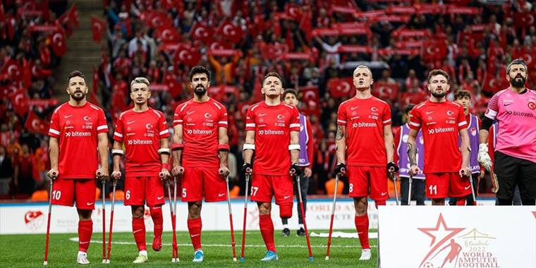 Ampute Futbol Milli Takımı dünya şampiyonu