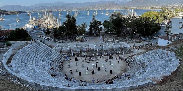 Fethiye'deki Telmessos Antik Tiyatrosu hizmete açıldı