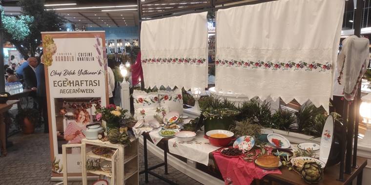 Ege'nin kadim lezzetleri İstanbul Havalimanı'nda sergileniyor