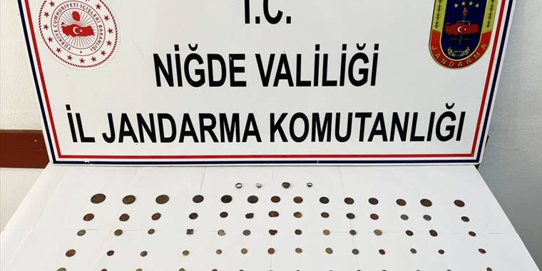 Niğde'de 211 sikke ele geçirildi