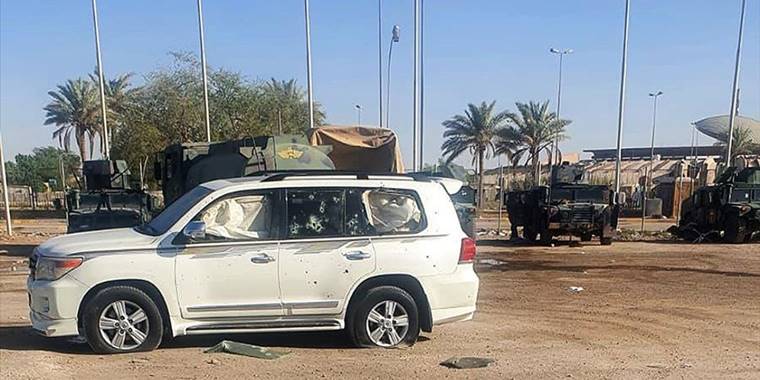 Bağdat’ta hükümet binaları ve yabancı misyon temsilciliklerinin bulunduğu Yeşil Bölge’ye füze saldırısı