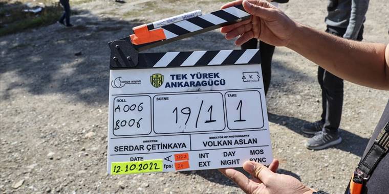 MKE Ankaragücü Başkanı Koca, "Tek Yürek Ankaragücü" filminin ilk çekimini yaptı