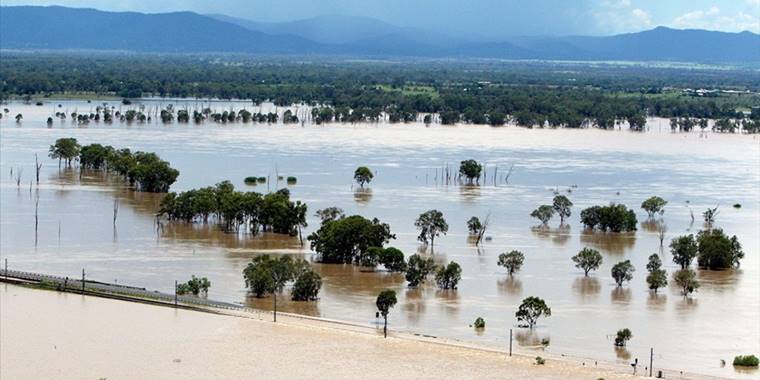 Avustralya'da şiddetli yağışlar nedeniyle sel uyarısı yapıldı