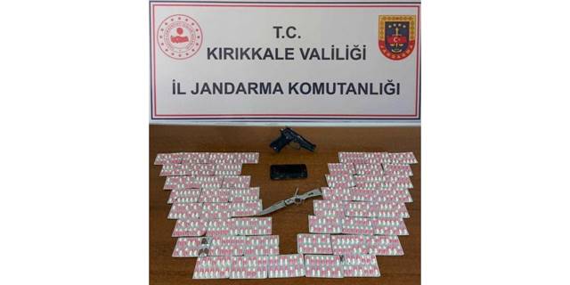 Kırıkkale'de 2 şüpheli uyuşturucuyla yakalandı
