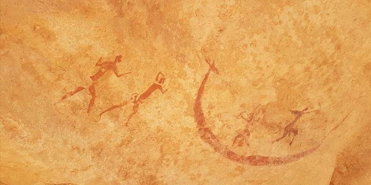 Cezayir'deki Tassili Najjer bölgesi 15 binden fazla mağara resmiyle insanlık tarihini aydınlatıyor