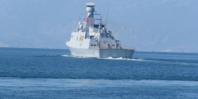 TCG Burgazada, "FIFA-2022 Dünya Kupası Kalkanı Harekatı"na katılmak üzere Katar'a uğurlandı