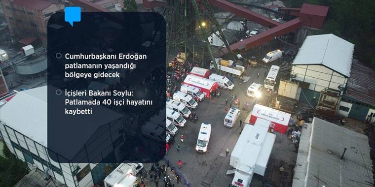 Amasra'da patlama yaşanan maden ocağındaki arama kurtarma çalışmaları sürüyor