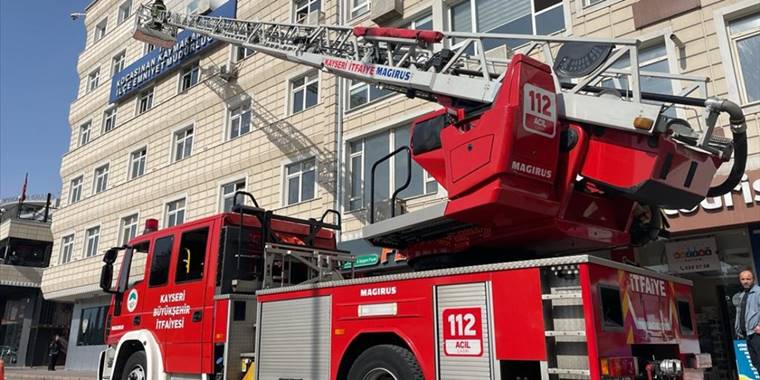 Kayseri'de yangın tatbikatı yapıldı