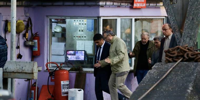 Başsavcı Kaynak, patlama yaşanan maden ocağında incelemede bulundu