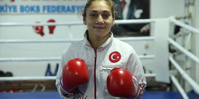 Milli boksör Gamze Soğuksu, hedeflerine ulaşabilmek için yoğun çalışıyor