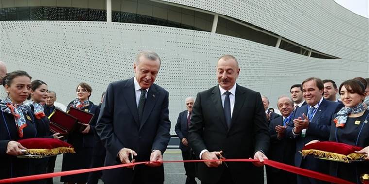 Erdoğan ve Aliyev, Zengilan Uluslararası Havalimanı'nın açılışını yaptı
