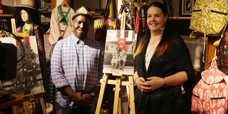 "Güney Afrikalıların Gözünden Türkiye" sergisi sanatseverlerle buluştu