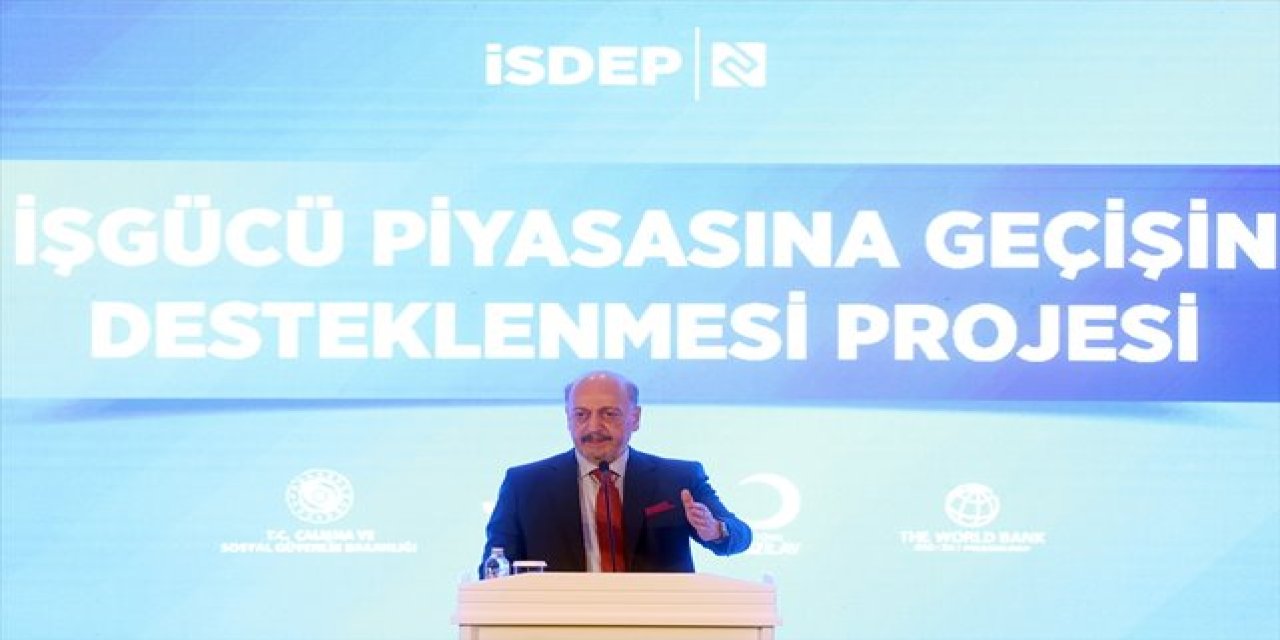 Bakan Bilgin, 'İşgücü Piyasasına Geçişin Desteklenmesi Projesi'nin açılışında konuştu