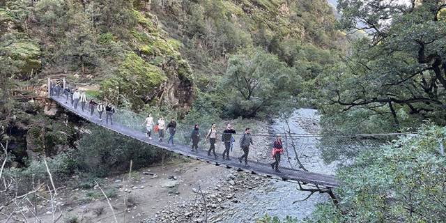 Artvin'deki "Çoruh Ekoturizm Yolu" zorlu parkurlarıyla ilgi görüyor