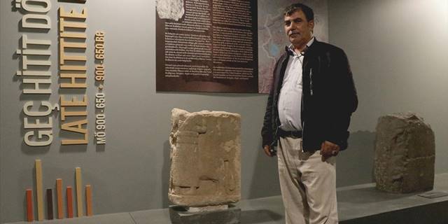 Kızılırmak'ta balık tutarken bulduğu tarihi eseri müzeye kazandırdı