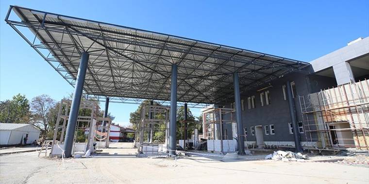 Pazarkule Sınır Kapısı'ndaki modernizasyon çalışmalarında sona yaklaşıldı