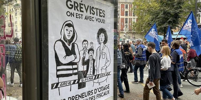 Fransa'da sendikalardan yeni grev çağrısı