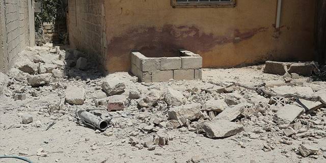 Tel Rıfat'taki PKK/YPG'nin Afrin'de bulunan briket evlere saldırısında bir sivil öldü