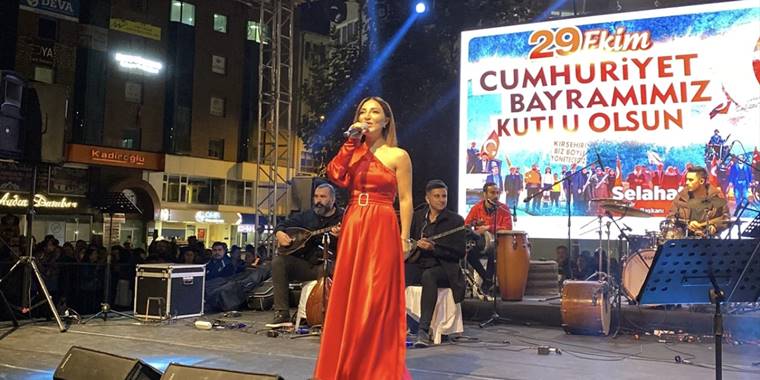 Kırşehir'de 29 Ekim Cumhuriyet Bayramı konseri düzenlendi