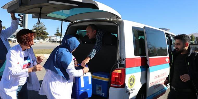 Bayburt'ta beyin ölümü gerçekleşen kişinin organları üç hastaya umut oldu