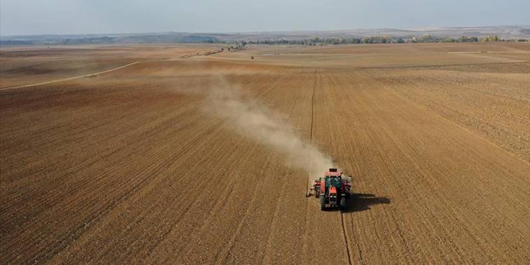 Edirne'de buğday ekimi başladı