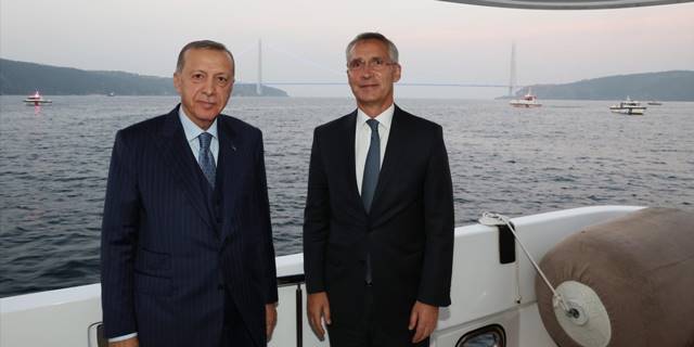 Cumhurbaşkanı Erdoğan, NATO Genel Sekreteri Stoltenberg'i kabul etti