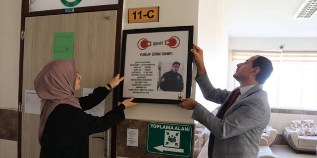 Şehit eşinin projesiyle 7 ildeki 300 derslikte şehitlerin isimleri yaşatılıyor