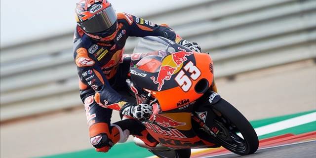 Deniz Öncü, Moto3'de sezonun son yarışına ikinci sırada başlayacak