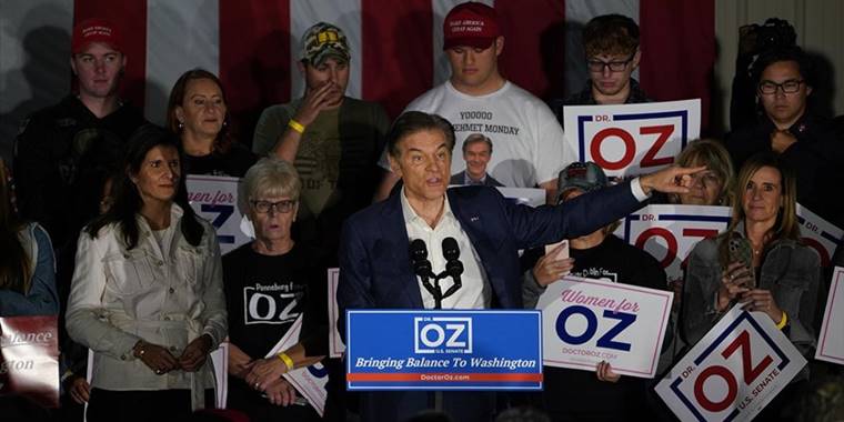 Dr. Mehmet Öz, ABD Senato Seçimleri öncesi Pensilvanya'da seçmenlerle bir araya geldi