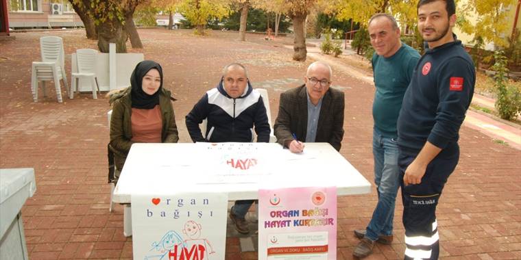Şereflikoçhisar'da organ bağışı farkındalık çalışmaları yapıldı