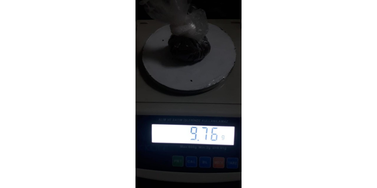 Kayseri'de şüphe üzerine üzeri aranan kişiden uyuşturucu çıktı