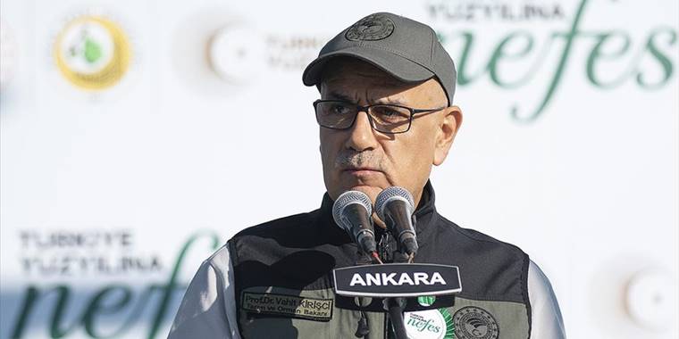 Bakan Kirişci: Ağaçlandırma çalışmalarında Avrupa'da birinci, dünyada dördüncü sıradayız