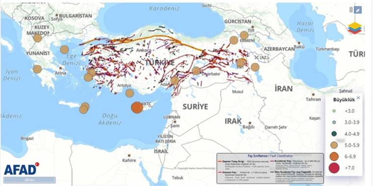 Türkiye'de 10 ayda 17 bin deprem meydana geldi