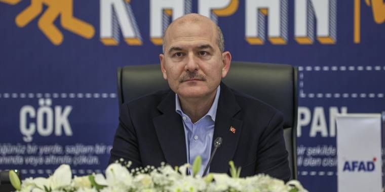 İçişleri Bakanı Soylu: Türkiye afetler konusunda çok önemli adımlar attı