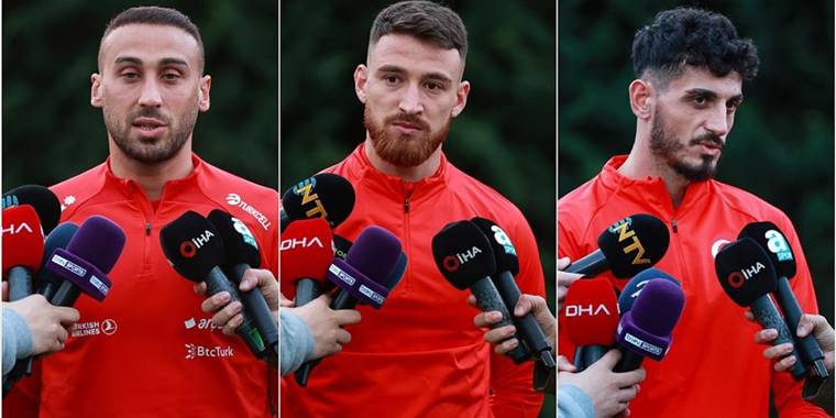 A Milli Takım oyuncuları, İskoçya ve Çekya maçlarıyla ilgili açıklamalarda bulundu