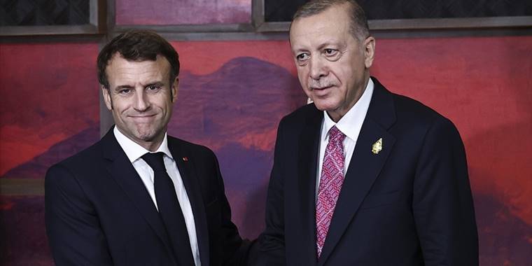 Macron: Türkiye ve Fransa ihracatların engelsiz şekilde sürmesi için çalışmaya devam edecek