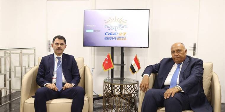 Mısır Dışişleri Bakanı ve COP27 Başkanı Şukri ile olumlu ve verimli bir görüşme gerçekleştirdik