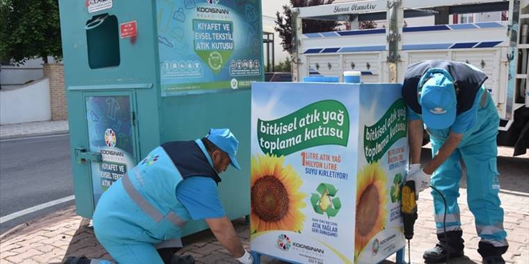 Kayseri'de evlerden toplanan atık yağlar biyodizele dönüştürülüyor