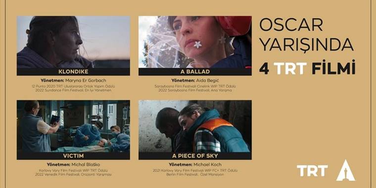 TRT'nin destek verdiği ve ortak yapıma imza attığı filmler Oscar adayı oldu