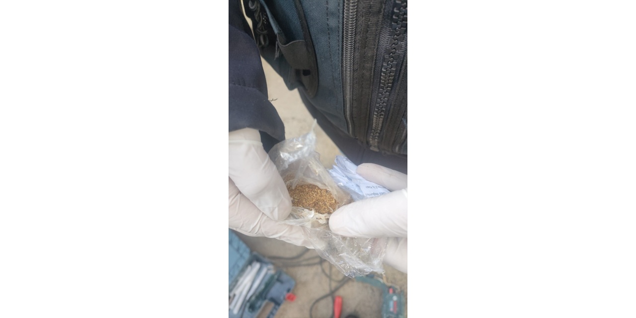 Kırıkkale'de matkabın içine gizlenmiş uyuşturucu ele geçirildi