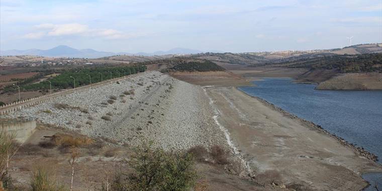 Çanakkale'deki bazı barajlarda su seviyesi yüzde 50'nin altına düştü