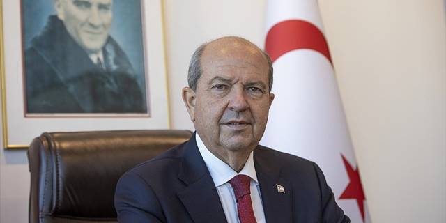 KKTC Cumhurbaşkanı Tatar'dan Rum tarafının şehit eşinin fotoğrafıyla yaptığı kara propagandaya tepki