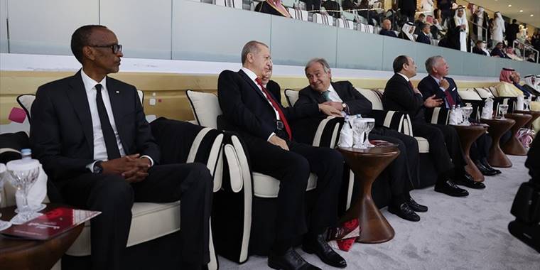 Erdoğan, 2022 FIFA Dünya Kupası açılış törenine katıldı