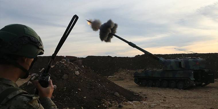 Terör örgütü YPG/PKK'ya ‘cezalandırma atışları’ yapıldı