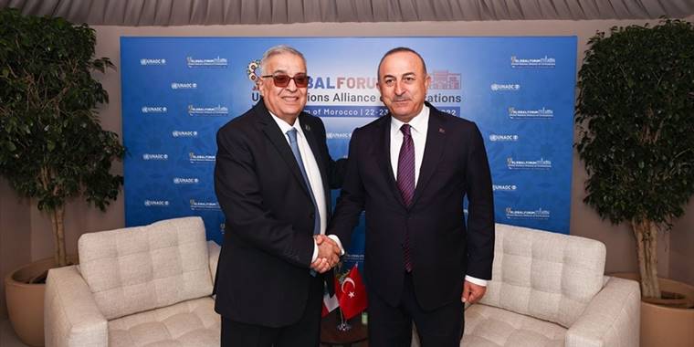 Dışişleri Bakanı Çavuşoğlu, Fas'ta Lübnanlı mevkidaşı Buhabib ile görüştü