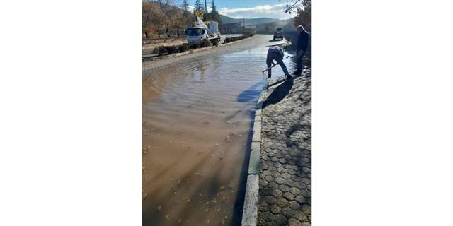Hüyük'te yağmur etkili oldu